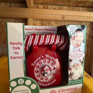 Mr. Christmas Santa's Magical Telephone - Red